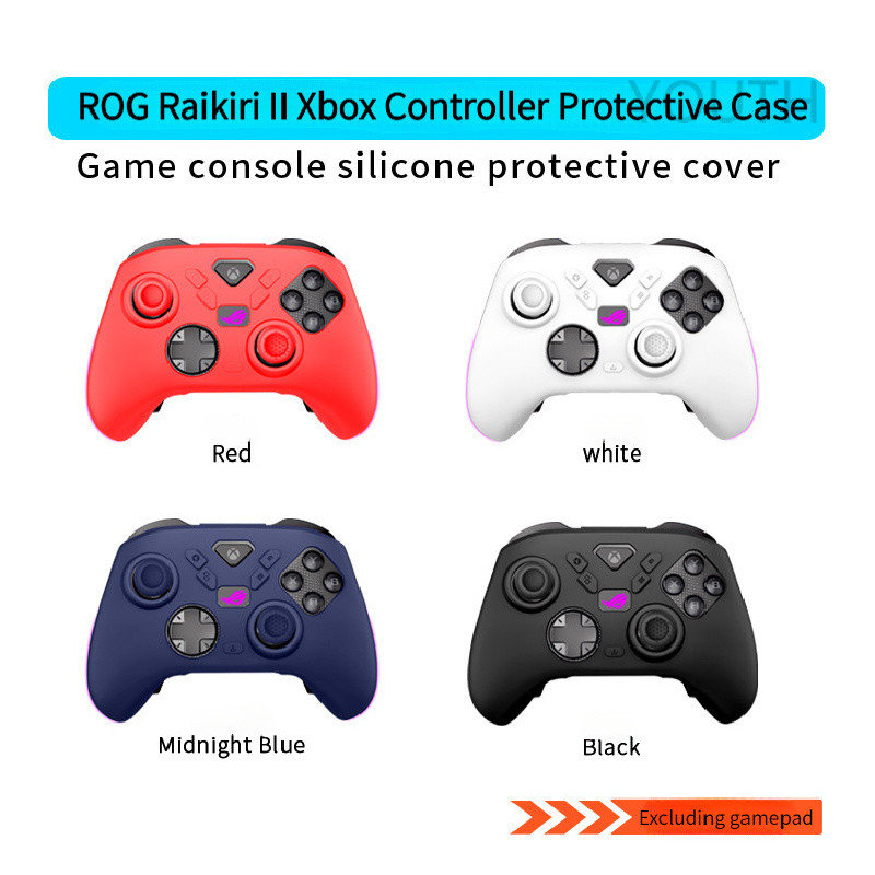 เคสสําหรับ ROG Raikiri II Xbox Controller เคสซิลิโคน\Cover - อุปกรณ์เสริมสําหรับเล่นเกมที่ทนต่อการตก