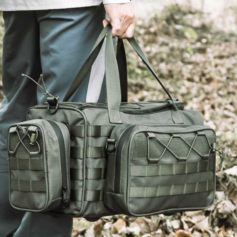 MOLLE Modular กระเป๋าเก็บยุทธวิธีกระเป๋าขยายยุทธวิธีทหารพัดลม edc กระเป๋าเก็บ Camping Multi-Function
