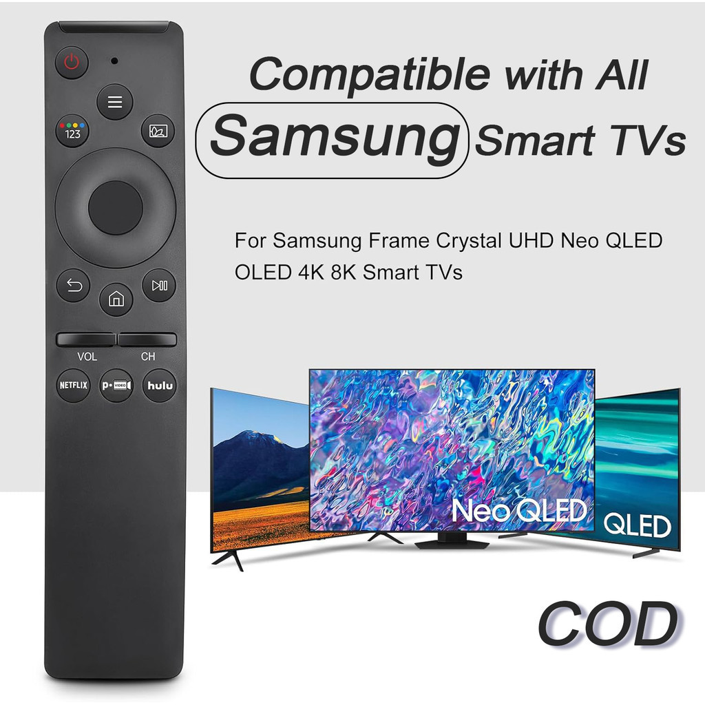 สำหรับรีโมตคอนโทรลที่ใช้แทนรีโมต Samsung Smart TV แบบยูนิเวอร์แซลสำหรับทุกรุ่น Samsung TVs LCD LED UHD QLED 4K