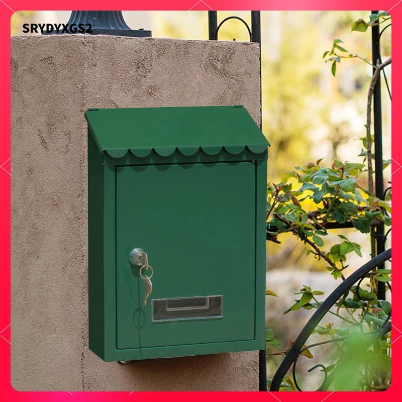 [Srydyxgs2] กล่องจดหมาย, Letterbox, 22 X 6.5 X 30 Cm, Mountable, Secure, Mail Box, Home, Decorative 