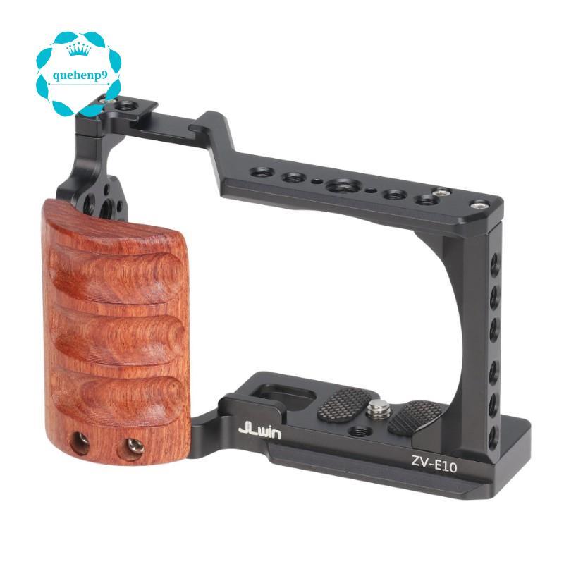 [Fast Q9] ZVE10 ZV-E10 DSLR กรอบป้องกันไม้ด้านข้าง Handle Top Hand Grip Quick Release Plate กล้อง Ri