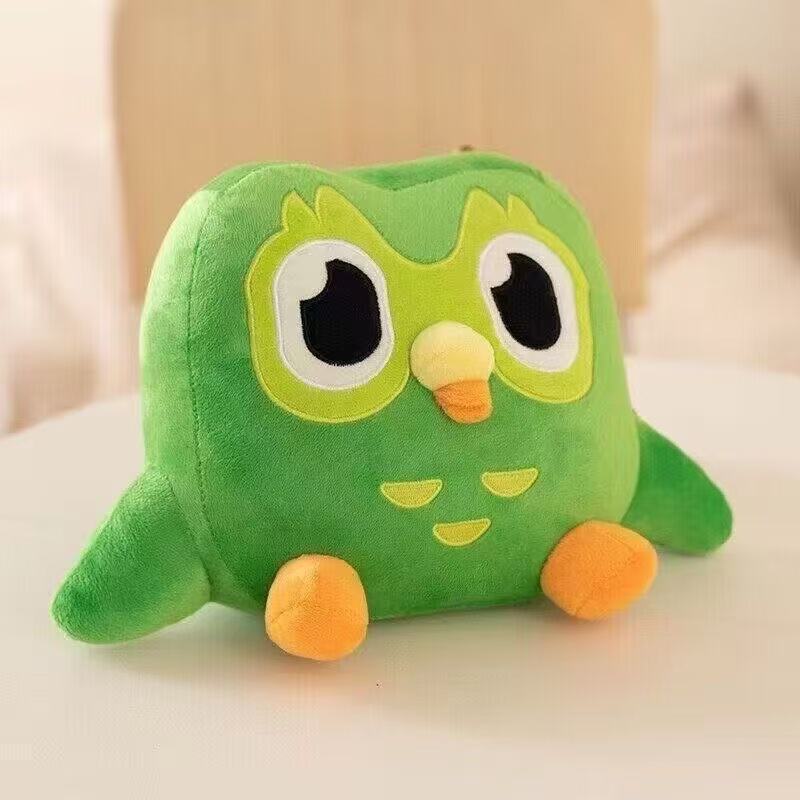 Duo dollie of Duo the นกฮูกสีเขียว ตุ๊กตาผ้ากํามะหยี่ ของขวัญ/m4.21
