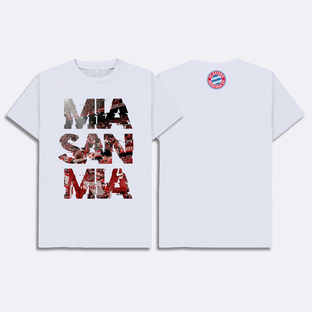 KATUN Bayern Mia Munich San Mia Football T-Shirt Mens Distro Cotton T-Shirt Bayer Munich Football Sh