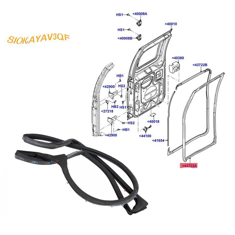 แถบสภาพอากาศด้านหลังประตูด้านขวา F3UZ-1543722-A สําหรับ E-150 E250 E-350 1992-2014 F3UZ1543722แถบซีล
