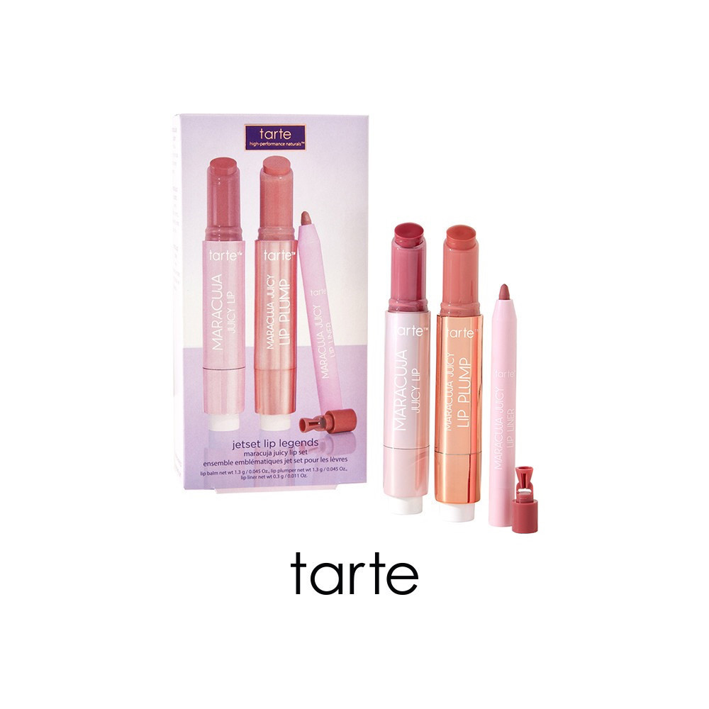 tarte Jetset Lip Legends Maracuja Juicy Lip Set