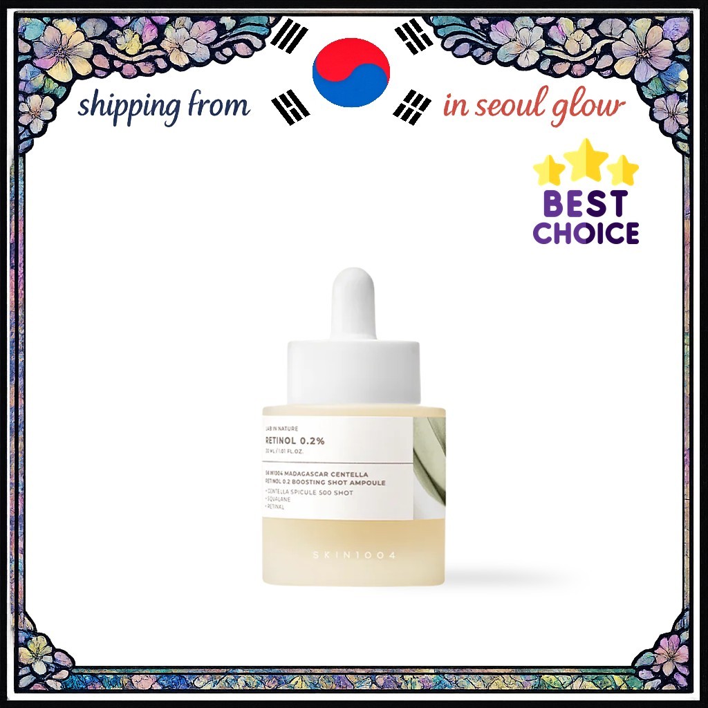 [Skin1004] Madagascar Centella Retinol 0.2 Boosting Shot Ampoule 30ml / Korean Ampoule / Retinol Boo
