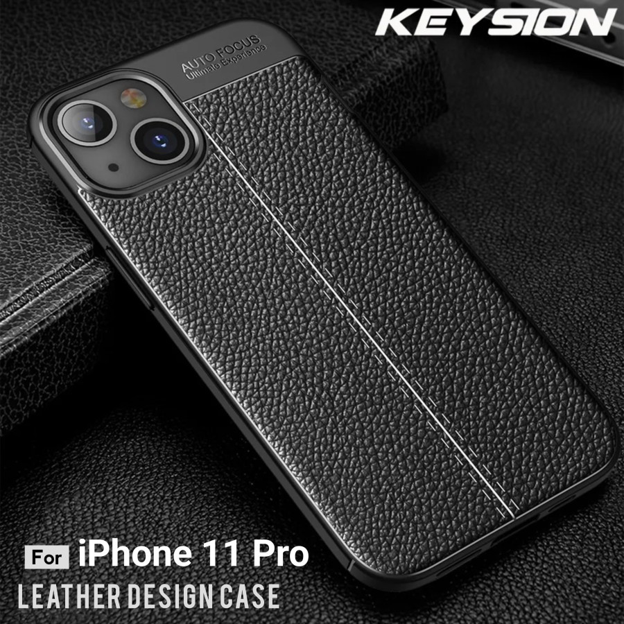 CASE IPHONE 11 11 PRO 11 PRO MAX AUTOFOCUS SILICON CARBON LEATHER CASE