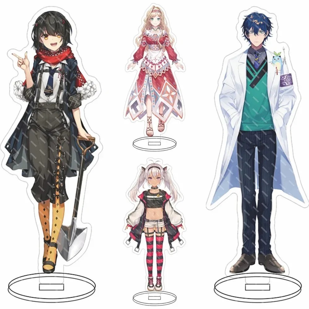 Standee Nijisanji Vtuber Mica รุ่น Shoto Luxiem Noctyx อะนิเมะโต๊ะศึกษาตกแต่งของขวัญสวยมาก