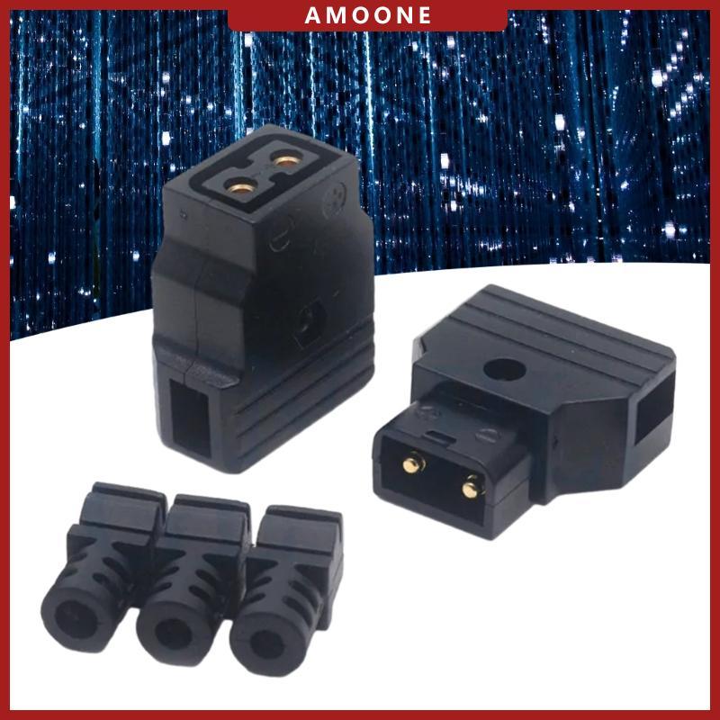 AMOONE D-Tap ชายขั้วต่อ D-Tap ปลั๊ก DIY Tap สําหรับกล้อง DSLR สายไฟ V Mount