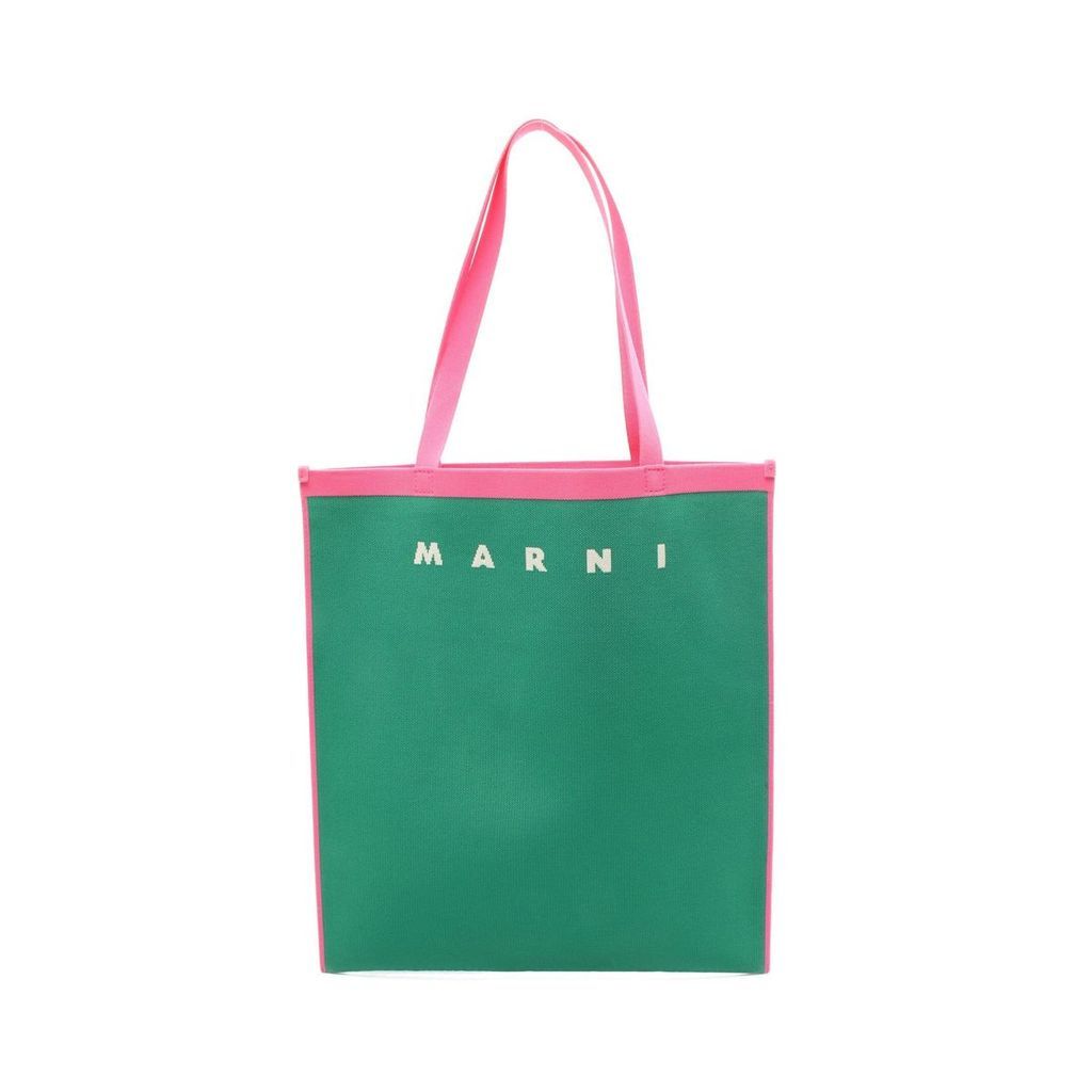 Marni Tote Bag Purse Green SHMP0072A0 Used