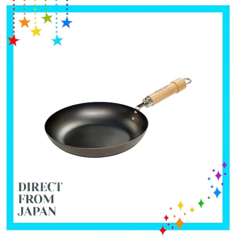 Rivertight KIWAMI JAPAN Iron Frying Pan 28cm Nitrided Processing IH Compatible Rust-Resistant Made i