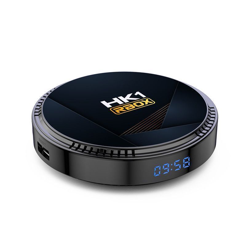 Hk1 rbox h8 ชุดกล่องด้านบน H618 4GB/128GB Android 12.0 HD Dual Band WIFI6+BT5