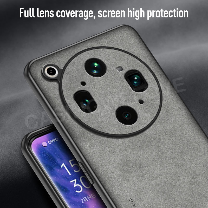 เคสโทรศัพท์สําหรับOppoค้นหาX9 Ultra X9s X9 Pro Ultra 4G 5G 2026 หรูหราหนังธรรมดาปลอกใส่โทรศัพท์กันกร