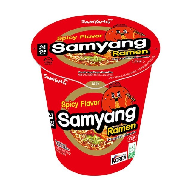 ซัมยัง คัพราเมงเผ็ด(Samyang Cup Ramen Spicy 65g.)