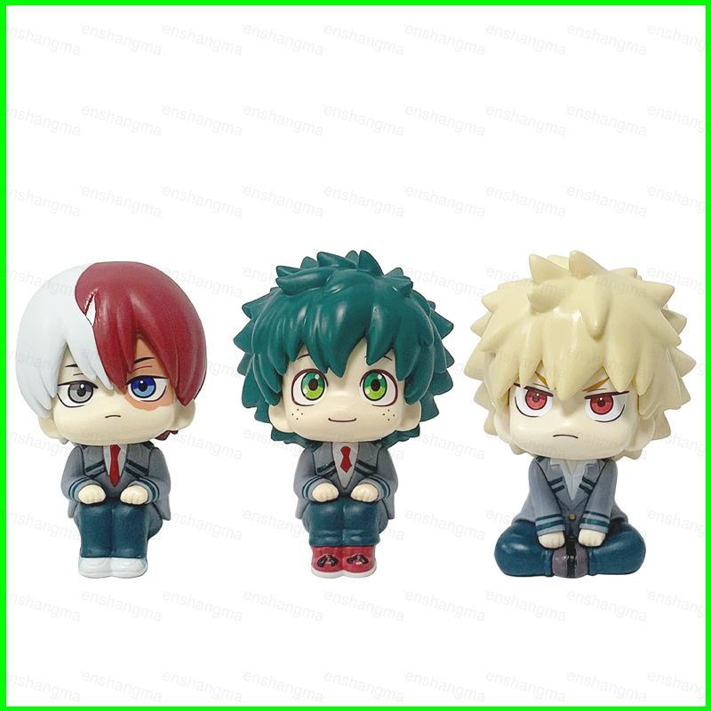 PS1 My Hero Academia Action Figure Midoriya Izuku Bakugou Katsuki Todoroki Shoto ตุ๊กตาของเล่นเครื่อ