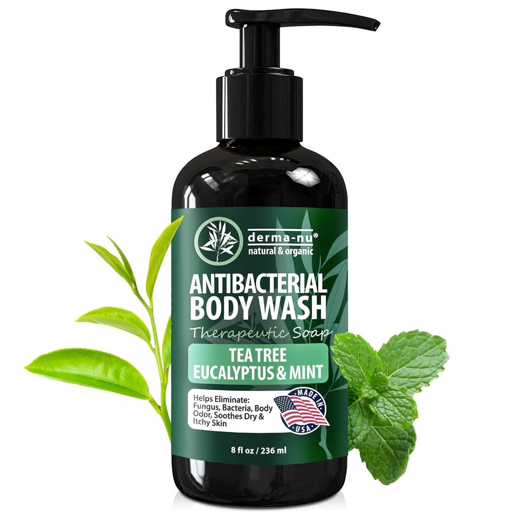 Antibacteria Body Wash - สบู่ต้านเชื้อแบคทีเรียและ Tea Tree Body Wash สําหรับ Jock Itch, Athletes Fo