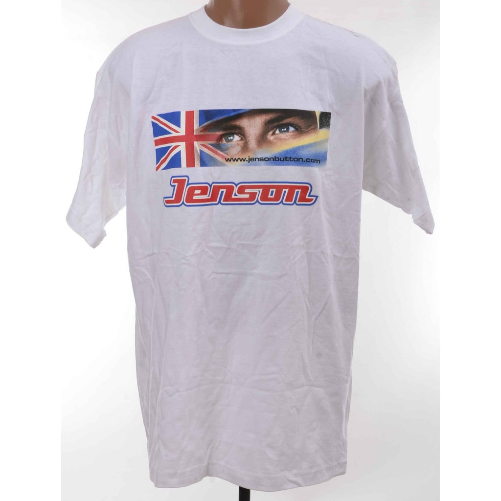 Cotton 100% FORMULA 1 เสื้อยืด JENSON BUTTON