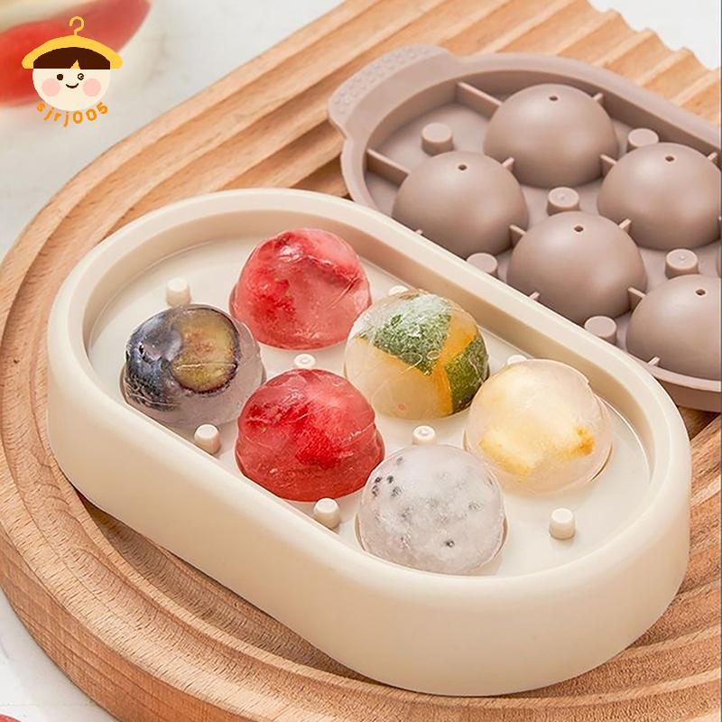 〔8C05〕 1 PC ซิลิโคน ICE Lattice Frozen Ice Cube Artifact ทําน้ําแข็งแม่พิมพ์ในครัวเรือนถาดน้ําแข็งพร