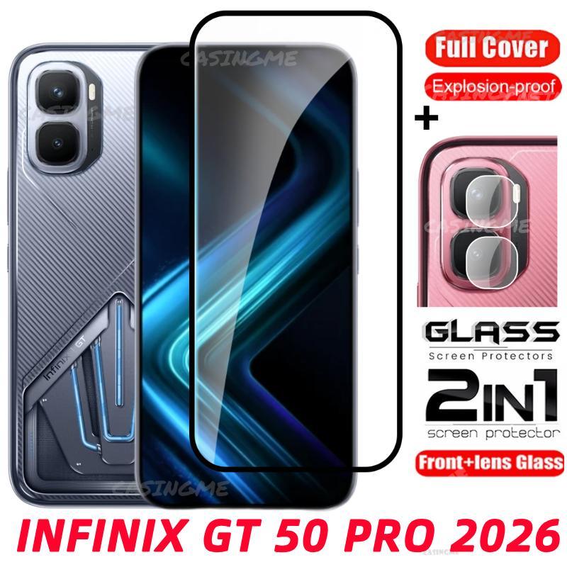 Infinix GT 50 Pro 2026 ป้องกันหน้าจอโปร่งใสคลุมทั้งหมดฟิล์มสําหรับ Infinix GT50Pro GT50 GT 50 Pro 50Pro 5G 4G 2026 กระจกนิรภัยเลนส์กล้อง