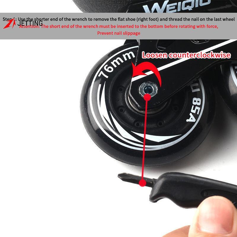 FSTH Universal Roller Skate Brake Stopper สำหรับอินไลน์สเก็ตเด็ก เพิ่มความปลอดภัย