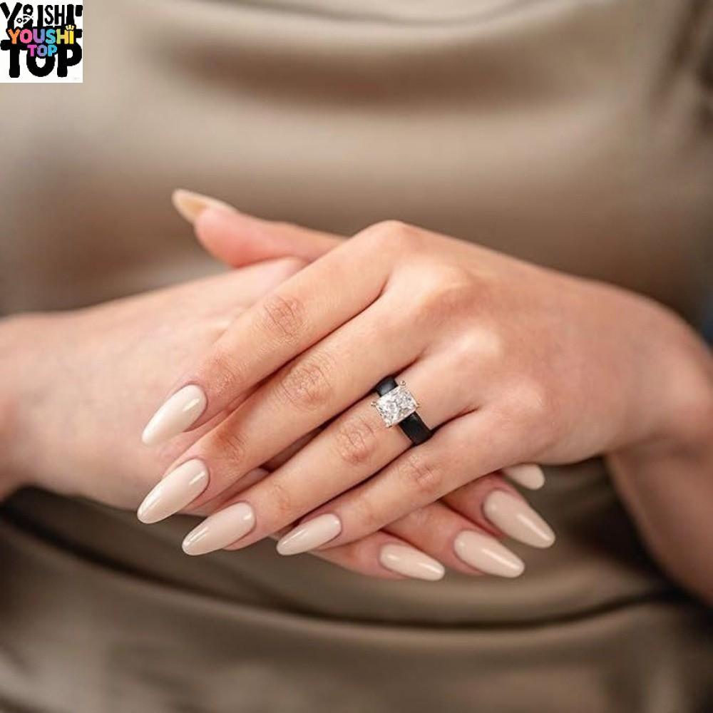 YOUSHI TOP เพerring ดีไซน์เรขาคณิตสำหรับวิวาห์