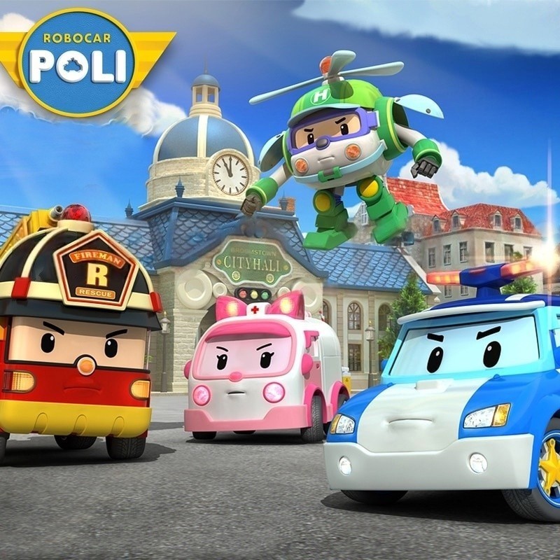 🚓การจัดส่งที่รวดเร็ว 🚓Robocar Poli ของเล่นหุ่นยนต์ แปลงร่างเป็นรถ ของเล่นเสริมพัฒนาการสำหรับเด็ก