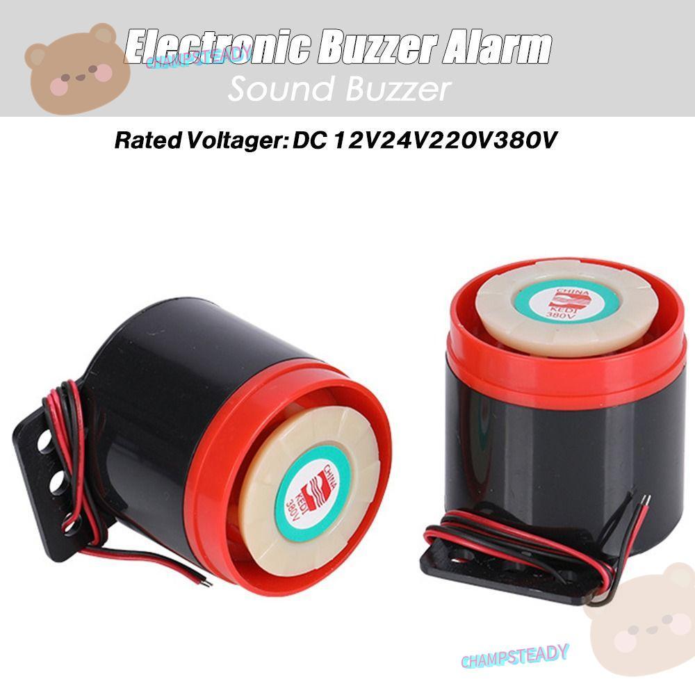 CHAMPSTEADY อิเล็กทรอนิกส์ Buzzer Alarm High Decibel Alarm 12V24V220V380V สัญญาณเตือนเสียงคงที่โทน