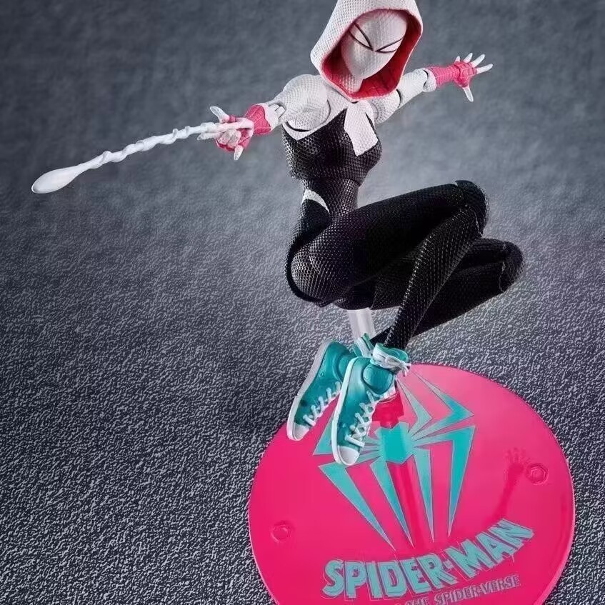 ⭐อะนิเมะขายส่งสาวสวย Spider-Man Gwins Daisy Hands-on ตุ๊กตารุ่น⭐