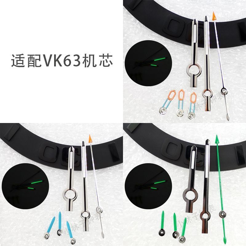 อุปกรณ์เสริมนาฬิกา ปรับให้เข้ากับ Daytona VK63 Quartz Movement Pointer Multi-Function นาฬิกาเข็ม VK6