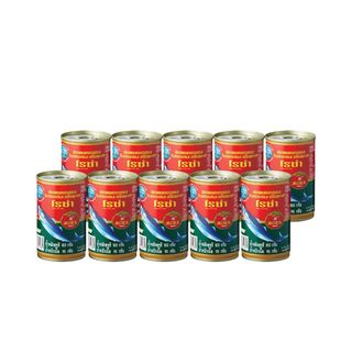 [สินค้าส่งด่วน] โรซ่าแมคเคอเรลในซอสมะเขือเทศฝาดึง155 แพ็ค 10 ROZA MACKEREL IN TOMATO SAUCE E/O 155 G. PACK 10