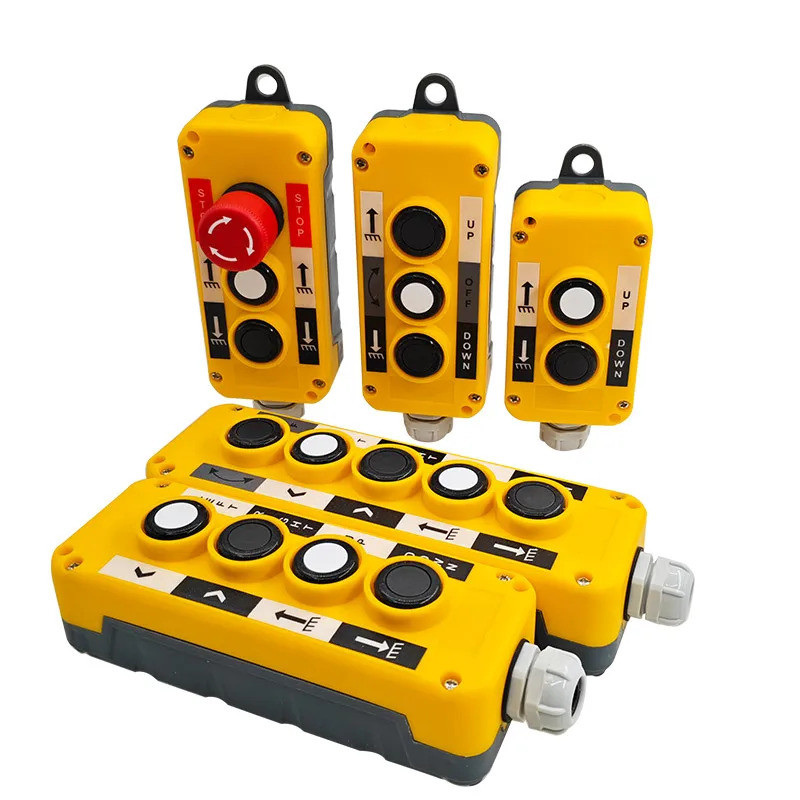 รถหางยกปุ่มกดสวิทช์ COP-2B COP-3B COP-4B Crane Control Handle TNHA1-T281 TNHA1-T381 TNHA1-T481 IP65 