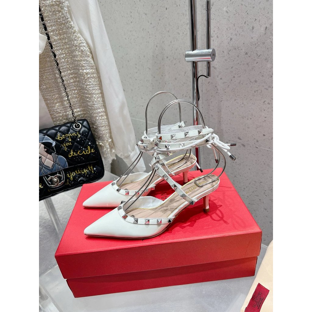 2025.1.7-5cm Heel Valentino Valentino รองเท้า/รองเท้าส้นสูง