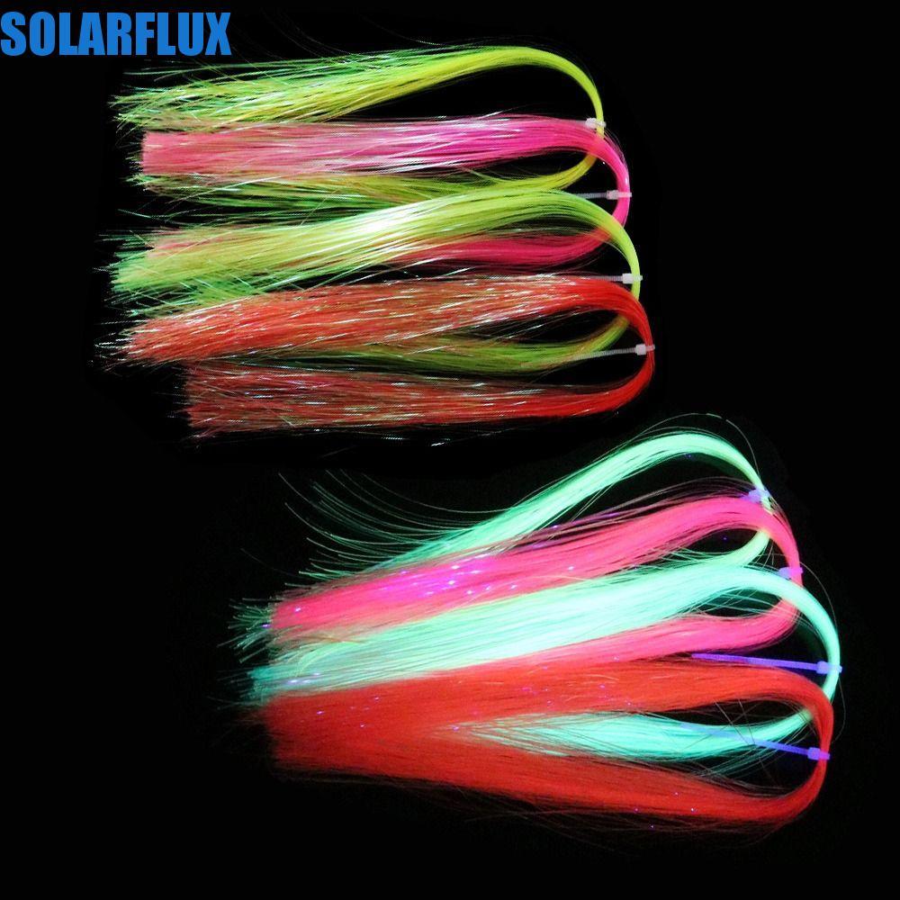 SOLARFLUX Assist Hooks Line Flash DIY Fly Fishing Lure Shining Fly Tying Material