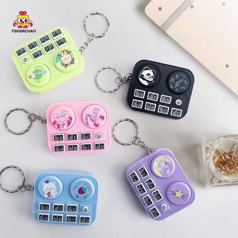 FG ตลก Mini Rhythm Instrument Turntable จี้ของเล่น Dpression สัตว์ DJ ของเล่นของขวัญ HS