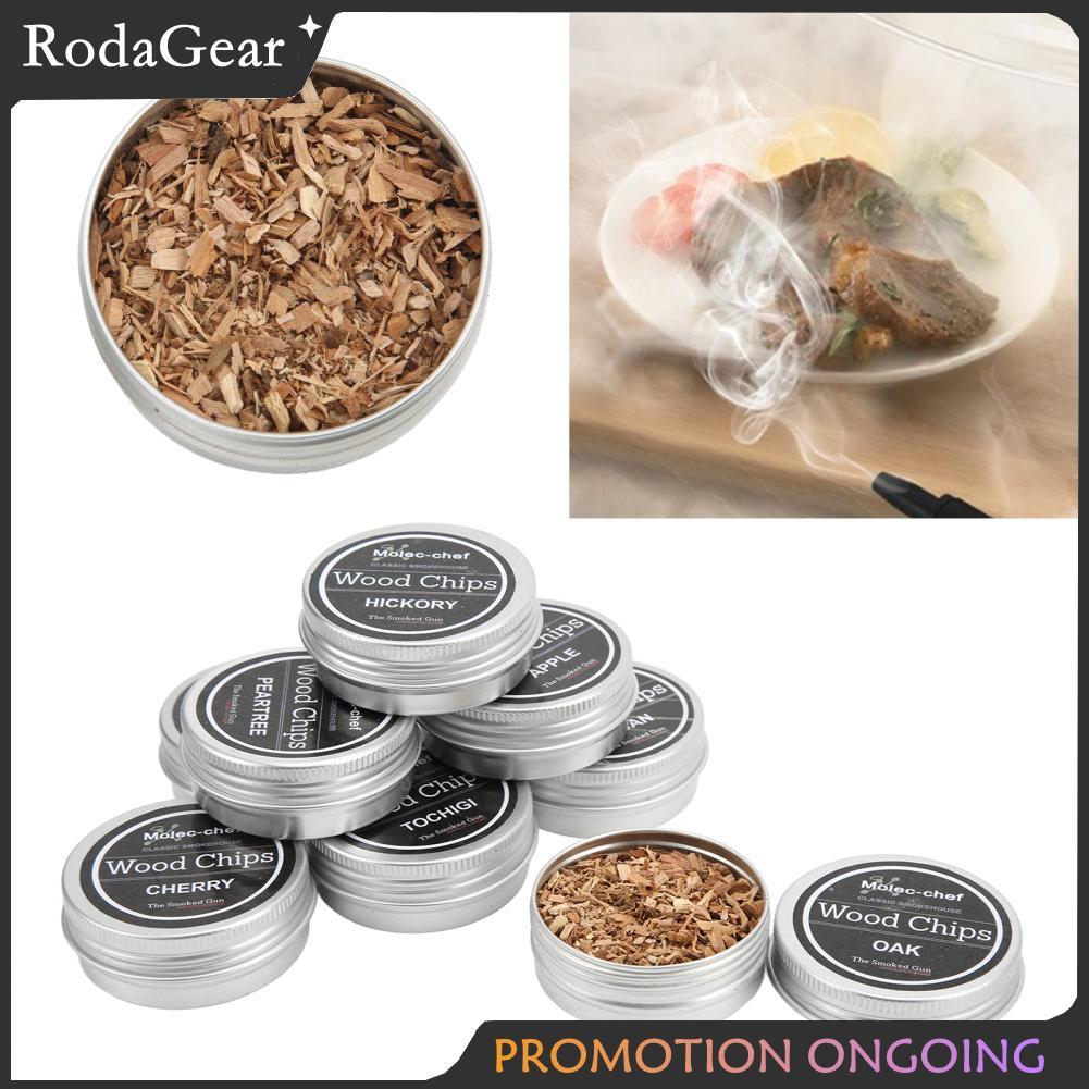 RodaGear ค็อกเทลสูบบุหรี่ชุด 8 ชิ้นวิสกี้ไม้ชิปสูบบุหรี่รมควันชิปไม่มีสารเติมแต่งใดๆสำหรับเครื่องดื่