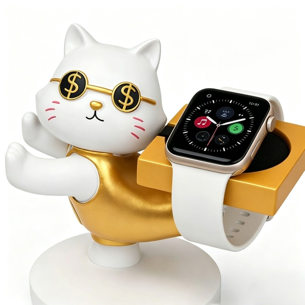 Apple Watch iwatch10 แท่นชาร์จ ฐาน Enchanting Cat