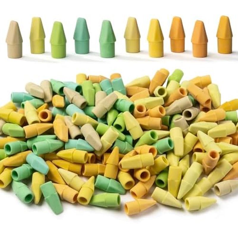 Mr. Pen Erasers for Pencils, 120 Pack, Pencil Top Erasers, Eraser Caps, Cap Tops, Topper Erasers. Er