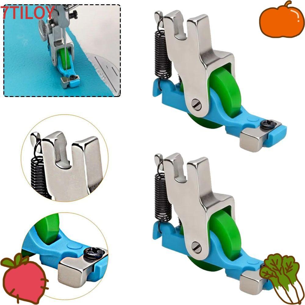 7TILOYSHOP ตีนผีลูกกลิ้ง, T36LN ปรับเท้าซิปที่มองไม่เห็น, ตีนผีเย็บผ้าล้อพลาสติกทนทานสําหรับเย็บผ้าอุตสาหกรรม|อะไหล่