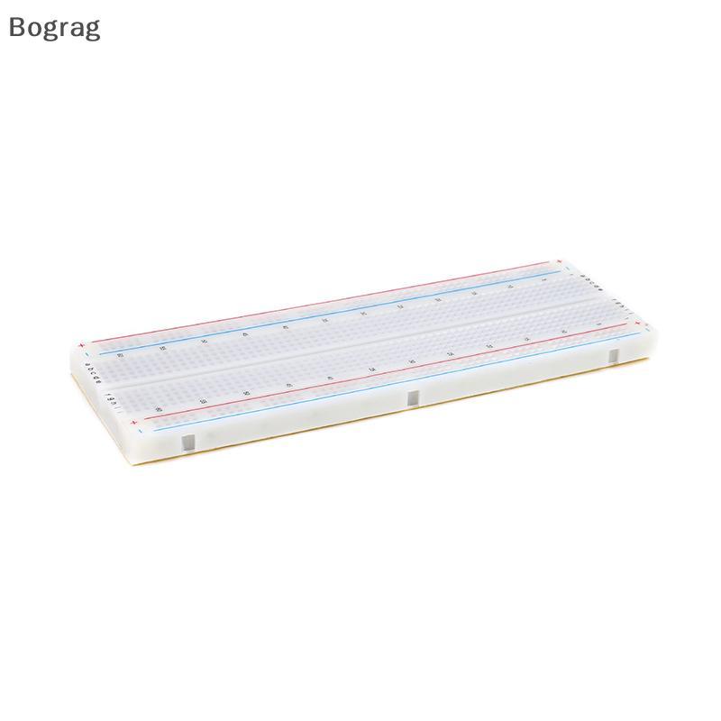 [Bogr] DIY MB-102 Breadboard ไร้บัดกรี 830 Plug Holes บอร์ดทดสอบวงจร Prototyping อเนกประสงค์ COD