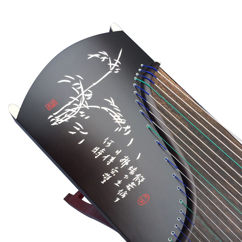 หยางโจว Guzheng Nanmu ตัวอักษร Guzheng Playing Guzheng Multi-ภาพผสมชุด