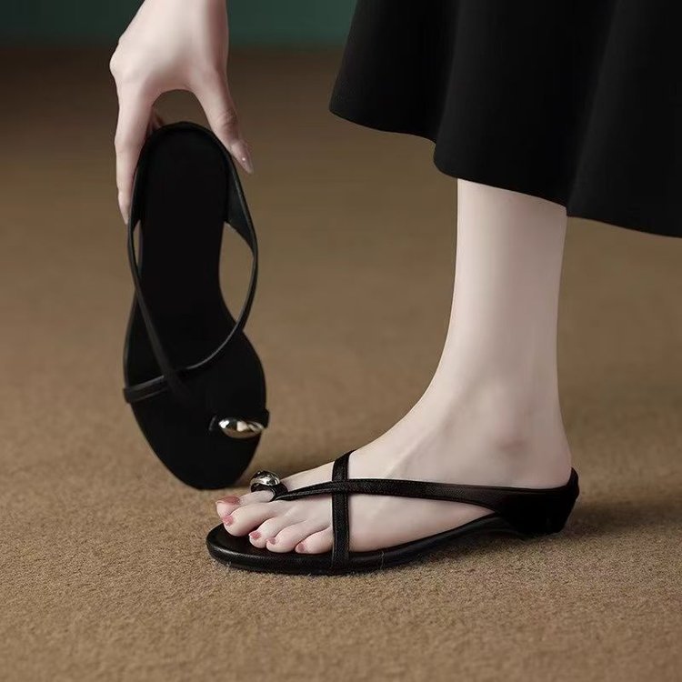 รองเท้าแตะ Womens Set-toe Slip-on Fashion