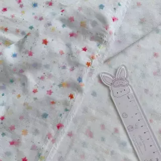 สีสัน Gypsophila ผ้าทรายสองชั้นเสื้อผ้าเสื้อผ้าหน้าแรกอุปกรณ์เสริมผมกระเป๋าแหวนผม Handmade diy ผ้า