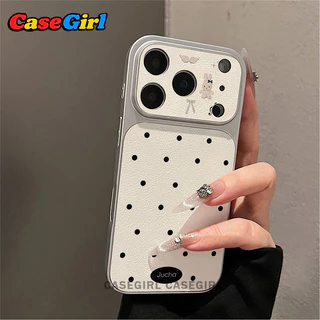 เคสไอโฟน iPhone 15 14 13 11 12 16 17 Pro Max 16 14 15 Plus คิ้วฮิต ลายจุดด่างดำกระต่ายน่ารัก อินส์ กันกระแทก