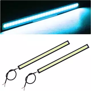 [Bestgogo-t] แถบไฟวิ่งกลางวันสําหรับรถยนต์แถบไฟตกแต่ง Super Bright 12V ไฟ Led Strip สําหรับรถยนต์ 17 ซม.