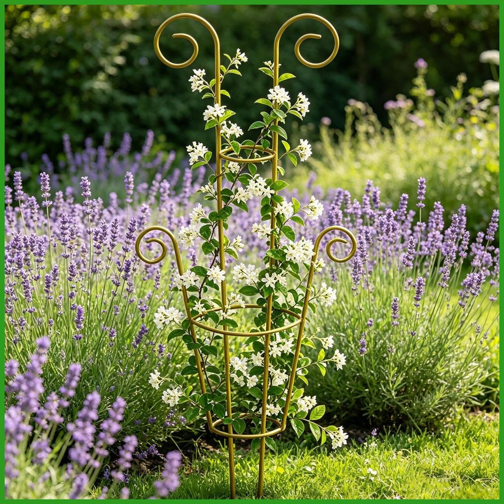 Trellis สําหรับพืชปีนเขาสวนโลหะในร่มพืชปีนเขาสนับสนุน Pothos สนับสนุน Stakes สําหรับในร่มกลางแจ้ง by