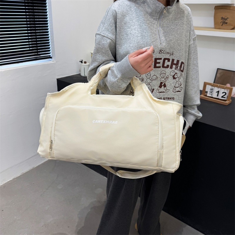 Simple and Fresh Gym Bag Dry Wet Separation Sports Gym Bag Gym Bag Travel Portable Belt Shoe Warehou