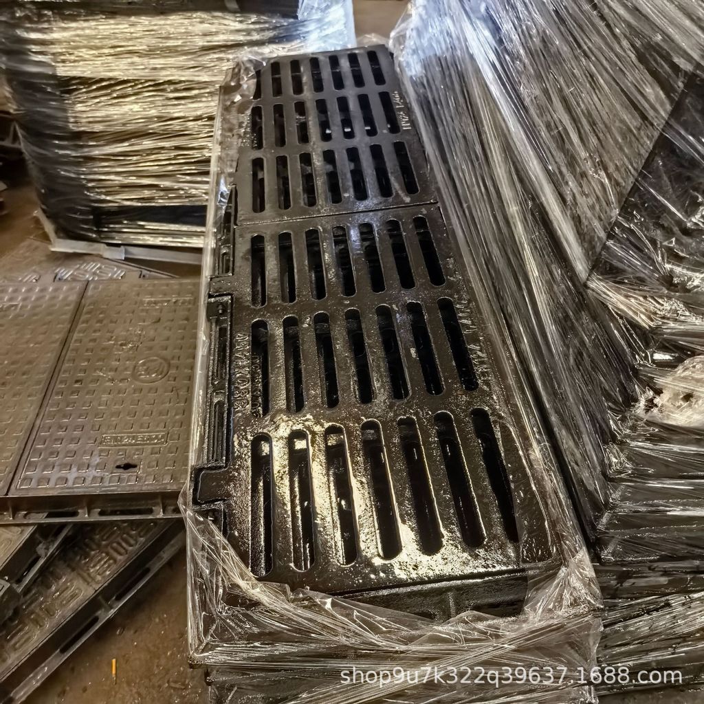 Ball Ink Cast Iron Grate Cast Iron Cover Plate City Drain Grate Cable Cover Plate 400 * 600 Single G
