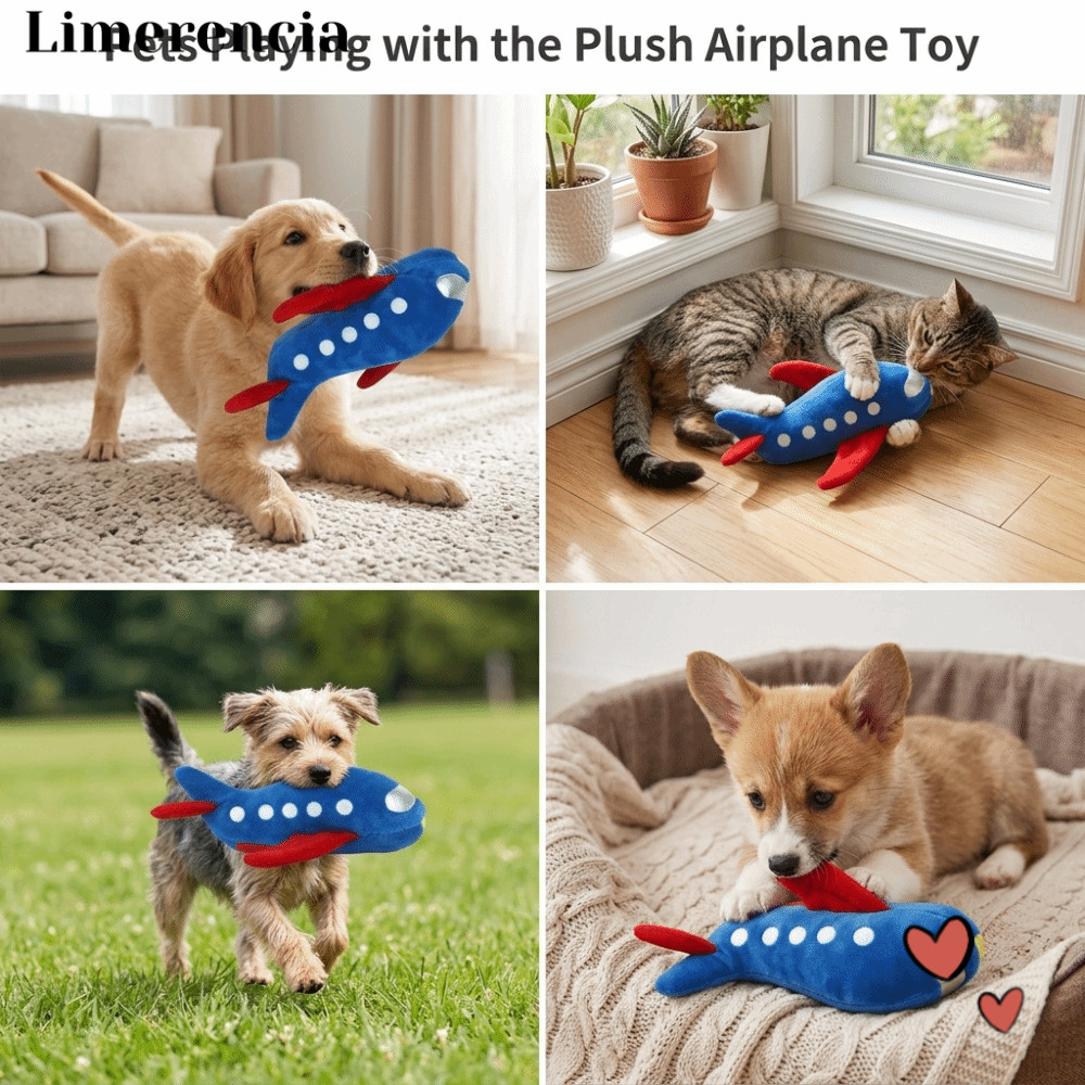 LIMERENCIA เชือกของเล่นเคี้ยวสุนัข, เชือกถักแน่นกัด Tough Rocket Shaped Dog Toy, Built In Squeaker R