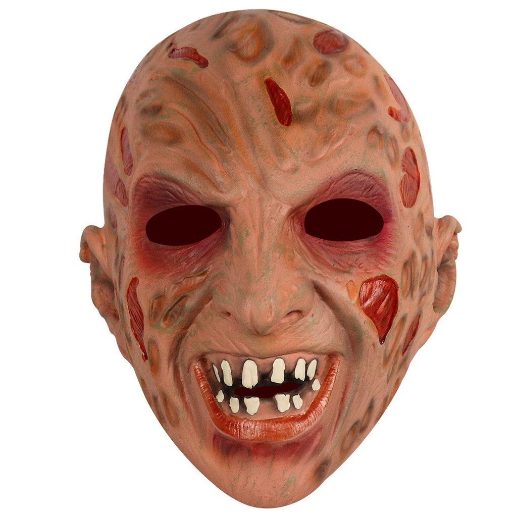 ตลกฮาโลวีน Jessen Freddy Freddy Mask Headgear Freddy Gloves สยองขวัญ Latex Mask ตลก