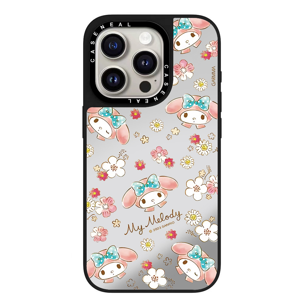 CASENEALดอกไม้Melodyคุณภาพสูงกระจกเคสโทรศัพท์เหมาะสําหรับi รูปที่ 3